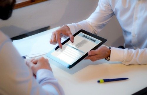 Dental insurance paperwork on a desk